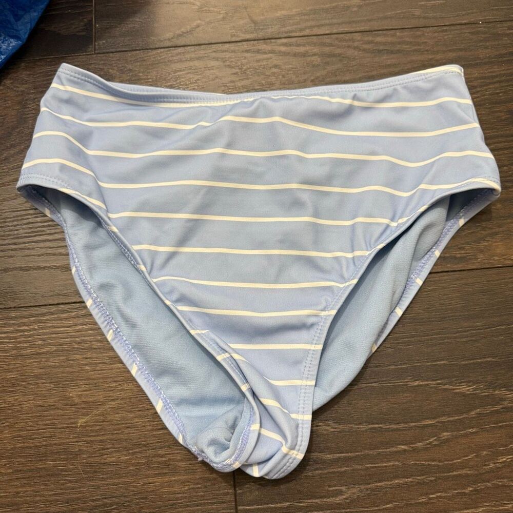 Habitual Girl 16 Blue White Swim Bottom High Waist